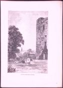 Ashby -De-La-Zouch Country Towns of Britain 145-Year-Old Woodcut Illustration-17