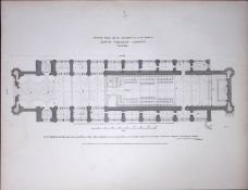 Kings College Cambridge Rare John Britton 191 Years-Old Antique Steel Engraving-9