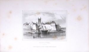 Hartlepool Dugdale & Archer Antique 180 Years-Old Copper Plate Print-30