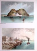 Scotland Greenock Custom House & Dumbarton 1889 Antique Print-14