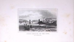 North Shields On The Tyne Dugdale & Archer Antique 180 Years-Old Copper Plate Print-46