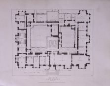 Longleat House Wiltshire 190 Years-Old John Britton Antique Steel Engraving-214
