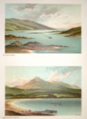 Scotland The Kyles of Bute & Goatfell Antique Coloured Print-28b