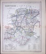 Hampshire-Dugdale & Archer Antique 180 Years-Old Steel Engraved Map-37