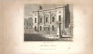 The Rector’s House Views of Bath Regency Era Antique 207 Years-Old Georgian Print-18