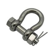 5x 2 Ton Alloy Steel Safety Pin Bow Shackles