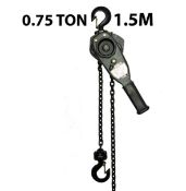 Manual Lever Hoist 0.75 Ton x 1.5 Metre