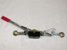 2 x 2000Kg Hand Power Puller With Double Wheel Switch