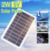 USB Solar Charger – Portable Solar Panel Power Bank for Camping, Travel & Emergency Use