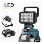 21V Portable LED Work Light – Outdoor Flashlight & Spotlight For Construction and On-Site Use