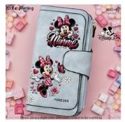 Women’s Mickey Mouse Coin Purse & Card Holder – Vintage Style Wallet Sky Blue