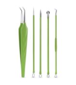 FVION Blackhead & Acne Extractor Tool Kit – Stainless Steel (6-Piece Set)