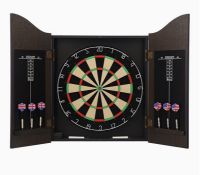 Complete Darts Set With Cabinet – Perfect for Home Or Office Fun