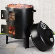 Dual Access Outdoor Smoke Grill – Compact, Versatile & Built for Flavour