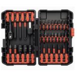 31-Piece Electric Screwdriver Bit Set – Phillips, Hexagon, and Magnetic Bits With Compact Storage...