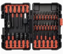 31-Piece Electric Screwdriver Bit Set – Phillips, Hexagon, and Magnetic Bits With Compact Storage...