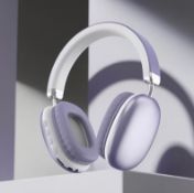 Over-Ear Wireless Headphones, Noise-Cancelling Microphone, USB-C Charging, Foldable Headset With...