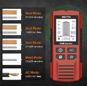 5-In-1 Wall Scanner Stud Finder – Wood, Metal & Live AC Wire Detector