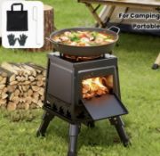 Portable Wood-Burning Camping Stove – Compact Power For Outdoor Cooking