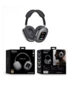 Wireless Ear Hanging Bluetooth Earphones RGB Digital Display Card Reading Earphones