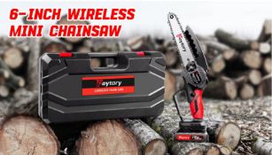 6-Inch Mini Chainsaw – Ultimate Power & Precision In The Palm of Your Hand!