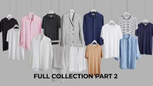 Club 826 Menswear Summer Collection - approx 1390 pieces - RRP £300K+ BNWT in original packaging