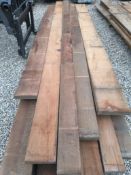 5x Hardwood Dry Sawn Timber African Sapele Boards / Planks