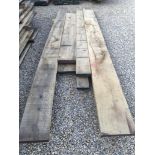 4x Hardwood Dry Sawn Timber English Oak Boards / Planks