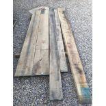 5x Hardwood Dry Sawn Timber English Oak Boards / Planks