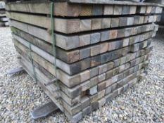 100x Softwood Sawn Mixed Larch / Douglas Fir Posts / Rails
