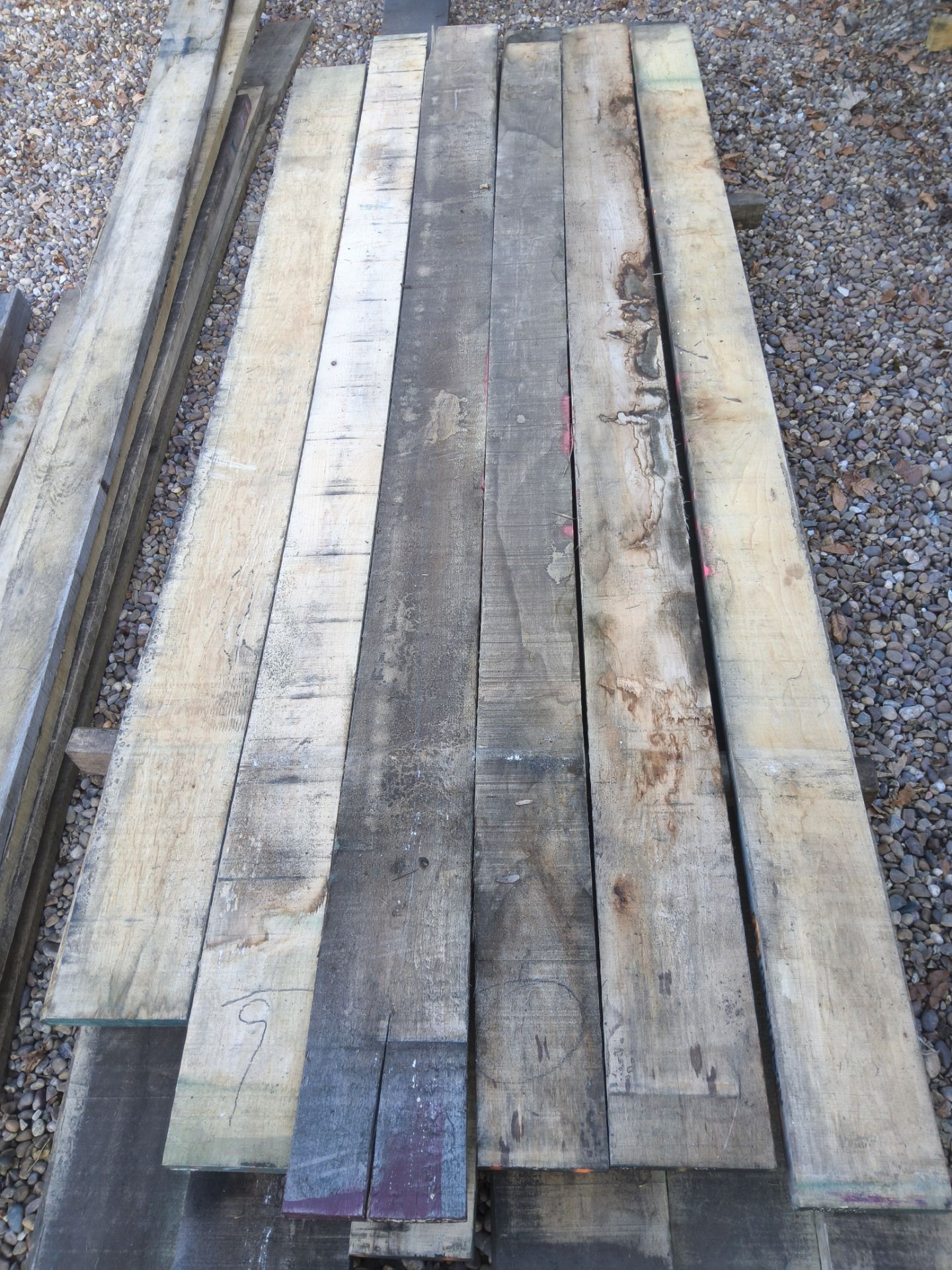 6x Hardwood Dry Sawn Timber Maple Boards / Planks - Image 4 of 4