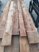 5x Hardwood Dry Sawn Timber African Sapele Boards / Planks
