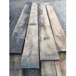 4x Hardwood Dry Sawn Timber English Oak Boards / Planks