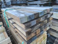 35x Hardwood Sawn African Opepe Posts / Rails