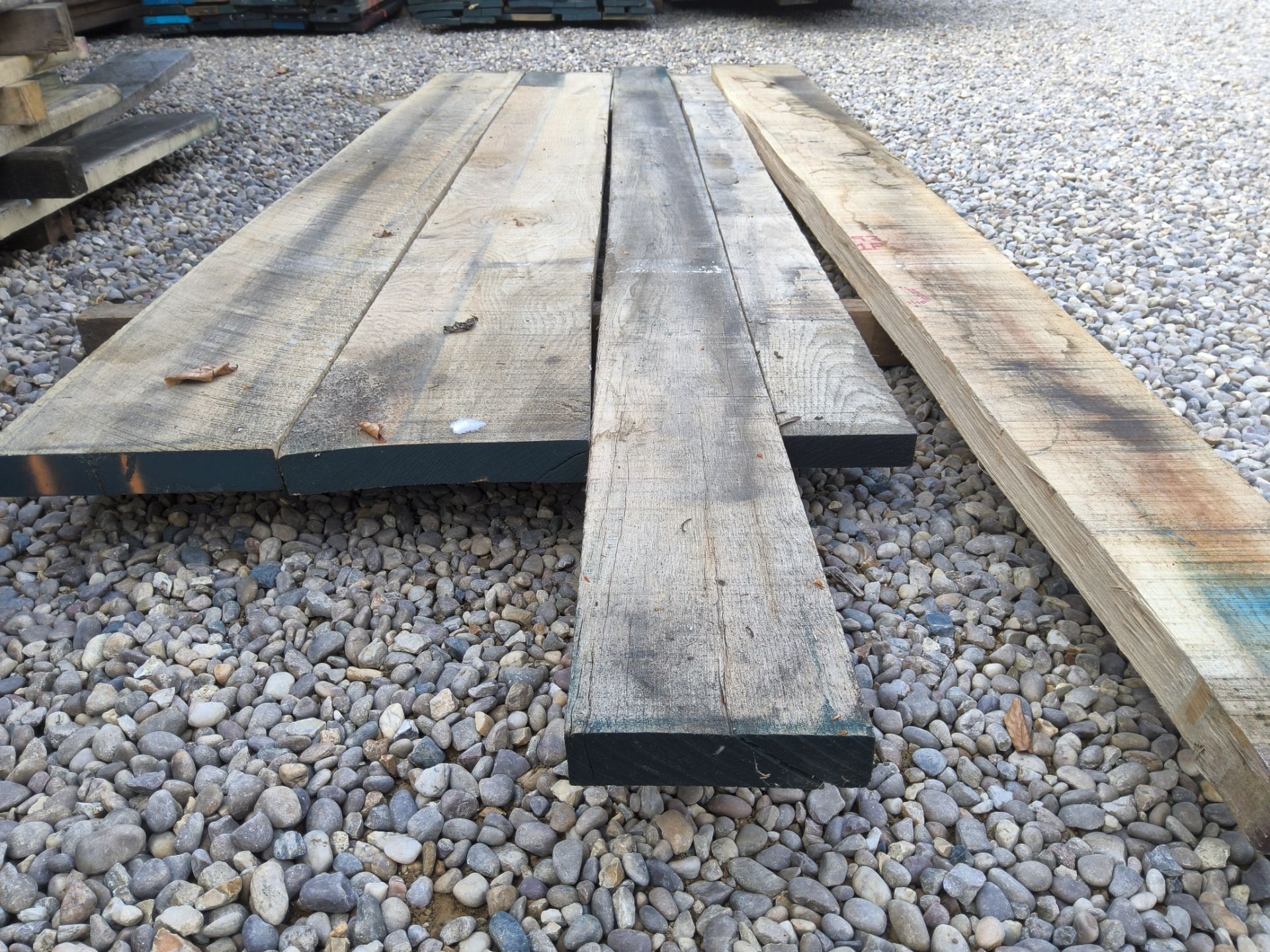 5x Hardwood Dry Sawn Timber English Oak Boards / Planks - Image 4 of 4