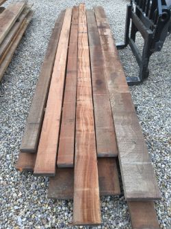 6x Hardwood Dry Sawn Timber African Sapele Boards / Planks