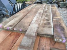 6x Hardwood Dry Sawn Timber African Iroko Boards / Planks