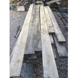 6x Hardwood Dry Sawn Timber English Oak Boards / Planks