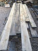 6x Hardwood Dry Sawn Timber English Oak Boards / Planks