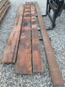4x Hardwood Dry Sawn Timber African Sapele Boards / Planks