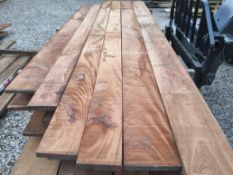 6x Hardwood Dry Sawn Timber African Sapele Boards / Planks