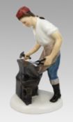 Royal Doulton Figurine The Blacksmith of Williamsburg HN 2240