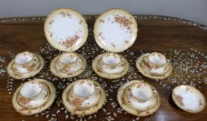 Edwardian Crescent China Tea Service by Johnson Brothers, England (24 Pieces)
