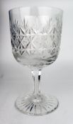 Vintage Thomas Webb Crystal Cut Glass Goblet