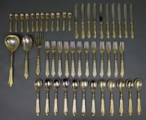 Collection of Italian Gold Plated Cutlery