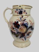 Victorian E. M. & Co. Jug with Pewter Lid