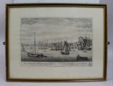 Set of Four Historic London Engravings after 18th-Century Originals