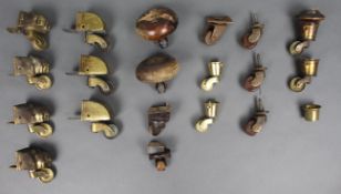 Collection of Antique & Vintage Castors & Wheels