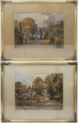 Pair of Fine Victorian Watercolours – English Landscape Views