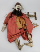 Antique Oriental Hand-Carved Wooden Marionette